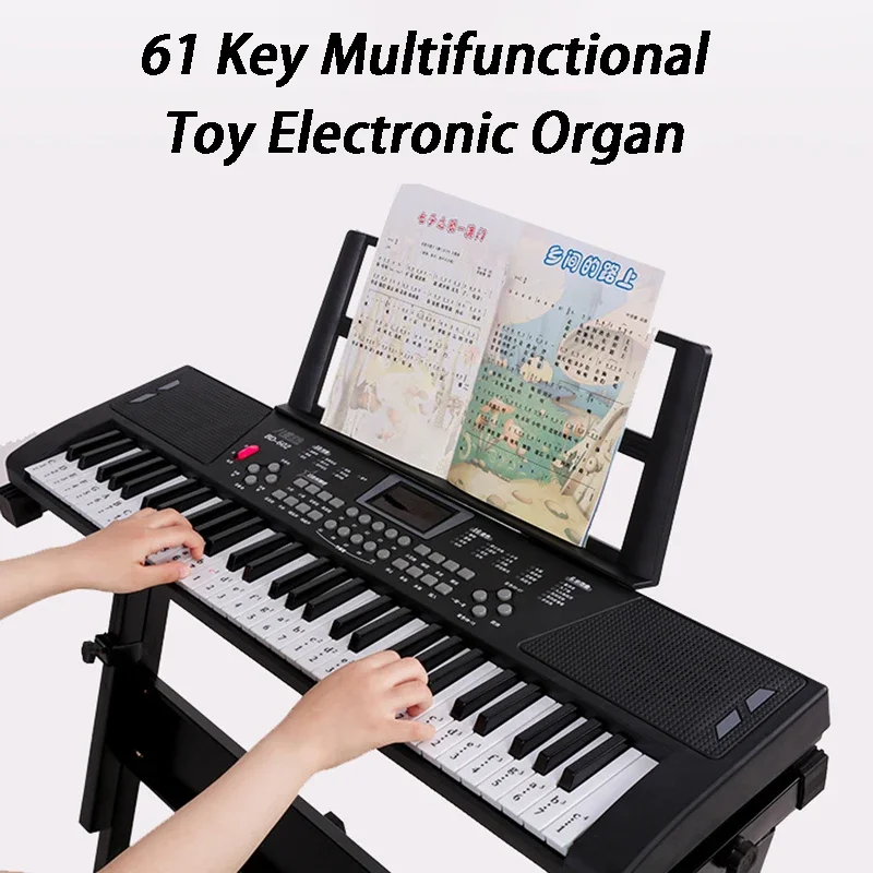 Musical Instrument Synthesizer - Çocuk Elektronik Org 61-Tuş Taşınabilir Oyuncak