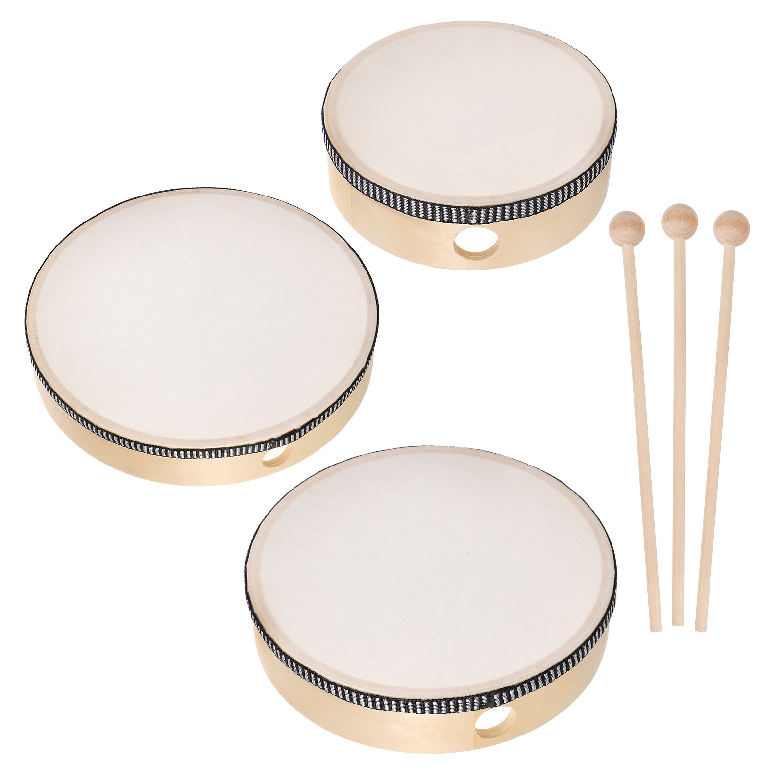 Musical Instrument For Toddlers - 6 Parçalı Çocuk El Davul Seti