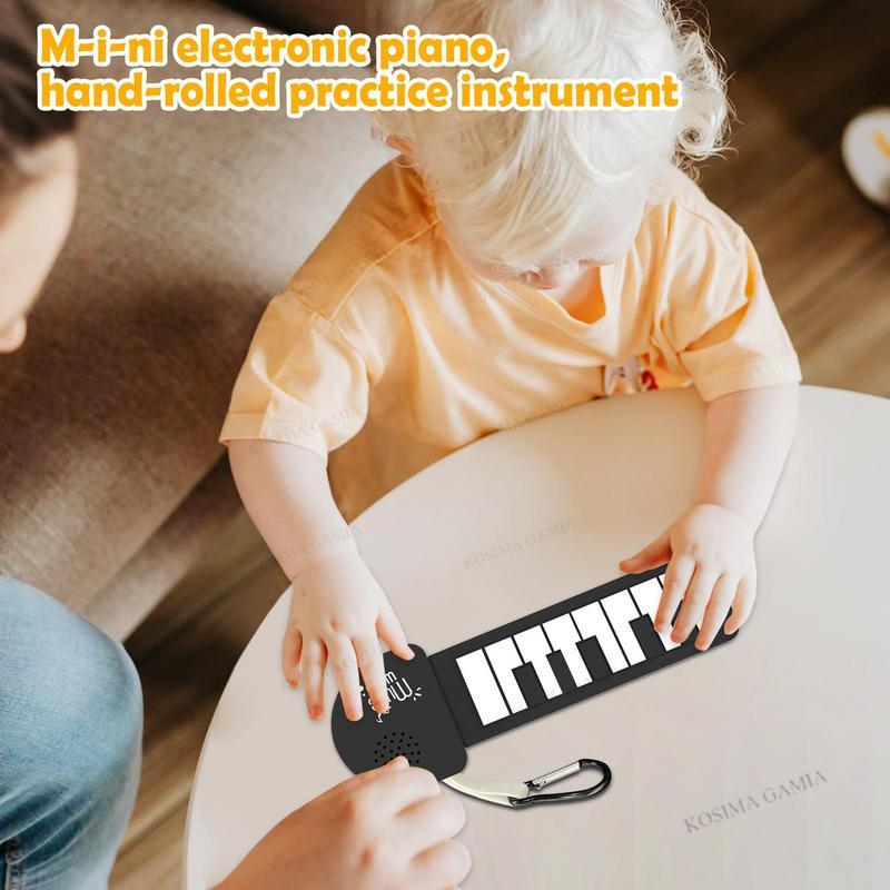 Musical Instrument Keyboard - Roll Up Elektronik Piyano Silikon Elektrikli