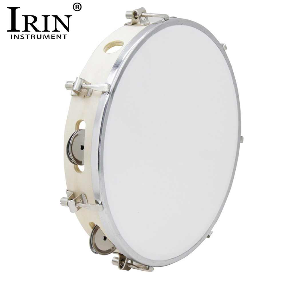 Tambourine Hand Drum - IRIN 10 Inç Tef Ayarlanabilir Ahşap
