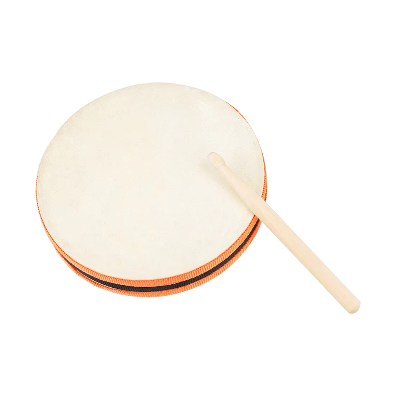 Tambourine Hand Drum - El Davul Çift Taraflı Bagetli Tef