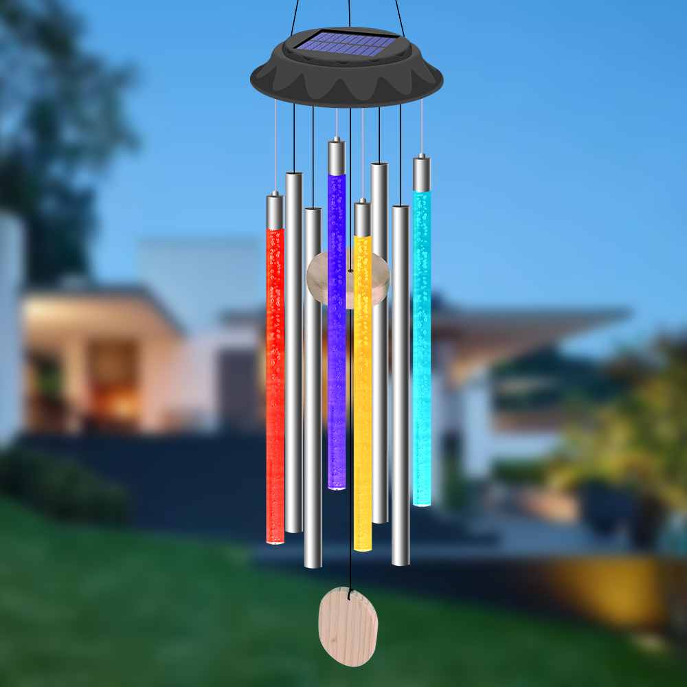 Güneş Led rüzgar çan ışık çeşi - Wind Chime Tubular incelemesi ve fiyatı