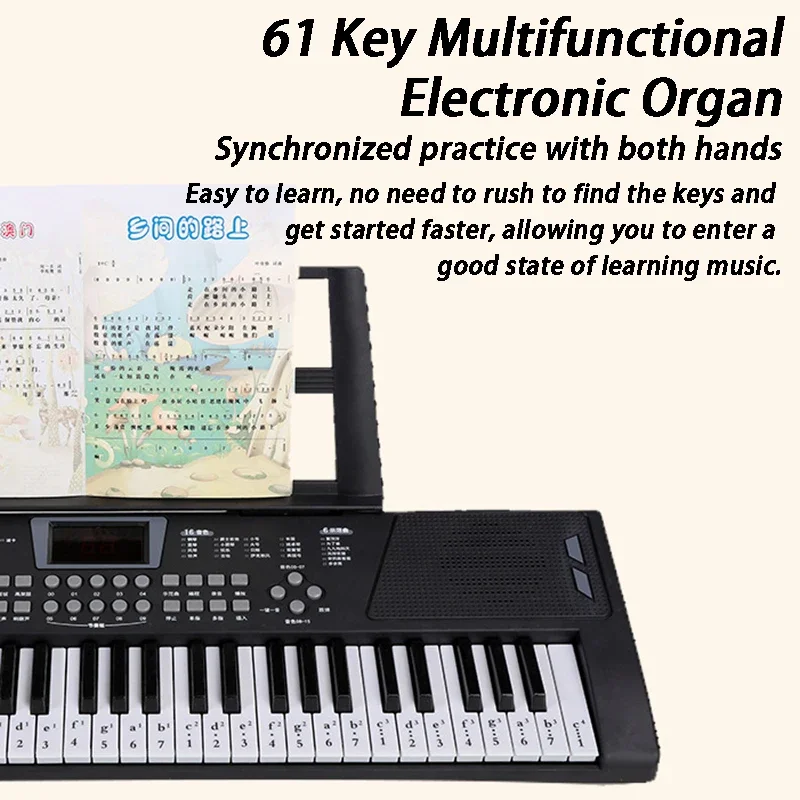 Çocuk Elektronik Org 61-Tuş Ta - Musical Instrument Synthesizer incelemesi ve fiyatı