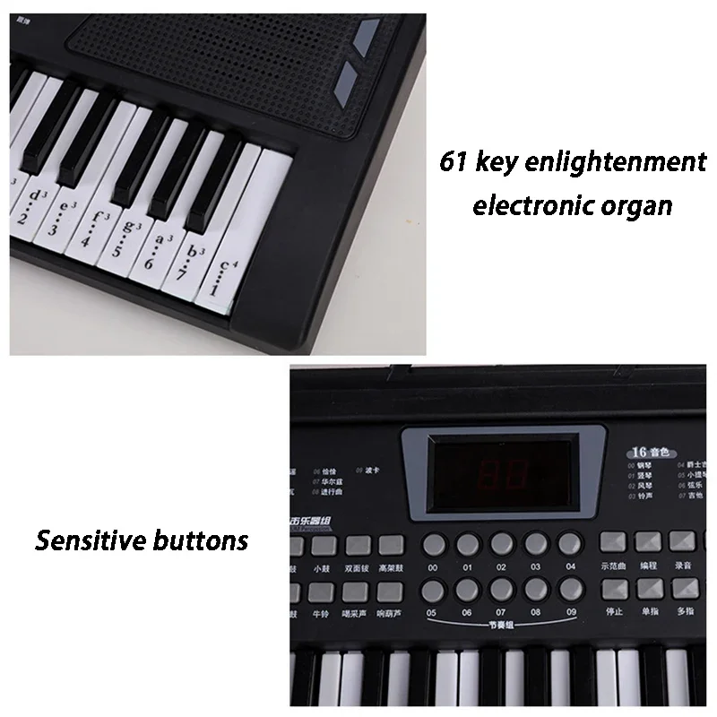 Çocuk Elektronik Org 61-Tuş Ta - Musical Instrument Synthesizer incelemesi ve fiyatı