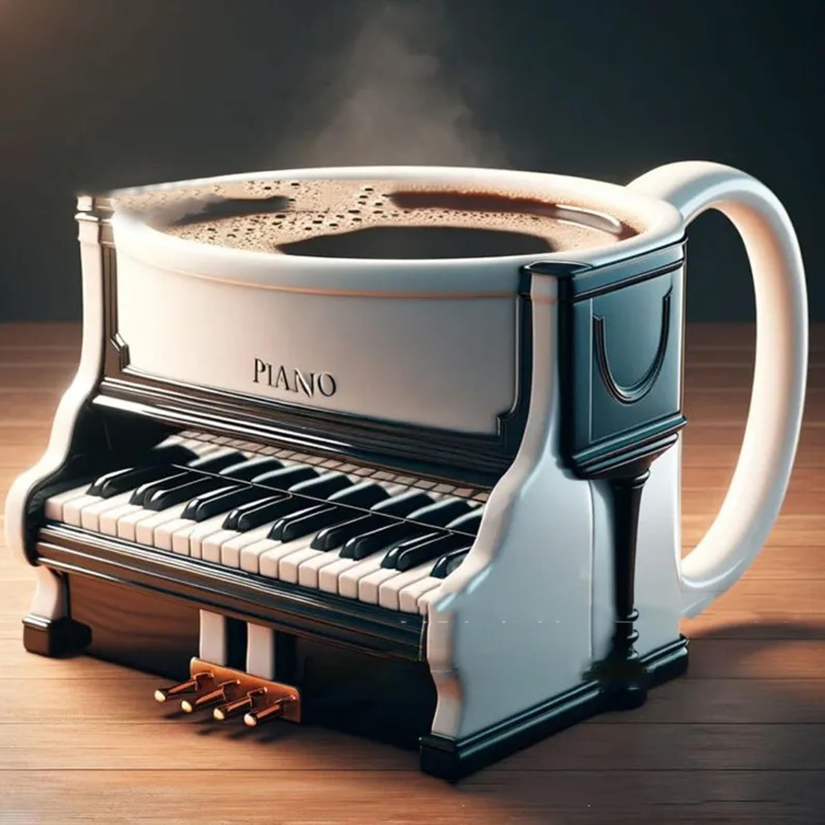 Yenilik Müzik Aleti Kahve Kupa - Musical Instrument Like Piano incelemesi ve fiyatı