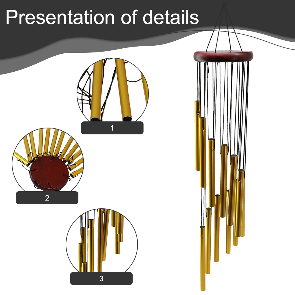 12 tüp rüzgar çan alüminyum tü - Wind Chime Tubular incelemesi ve fiyatı