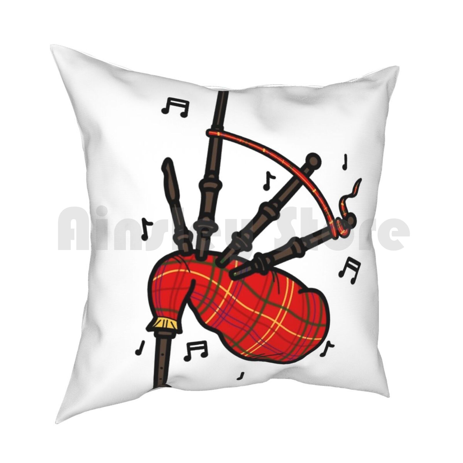 Gaita Yastık Kılıfı Baskılı Ev - Musical Instrument Of Scotland incelemesi ve fiyatı